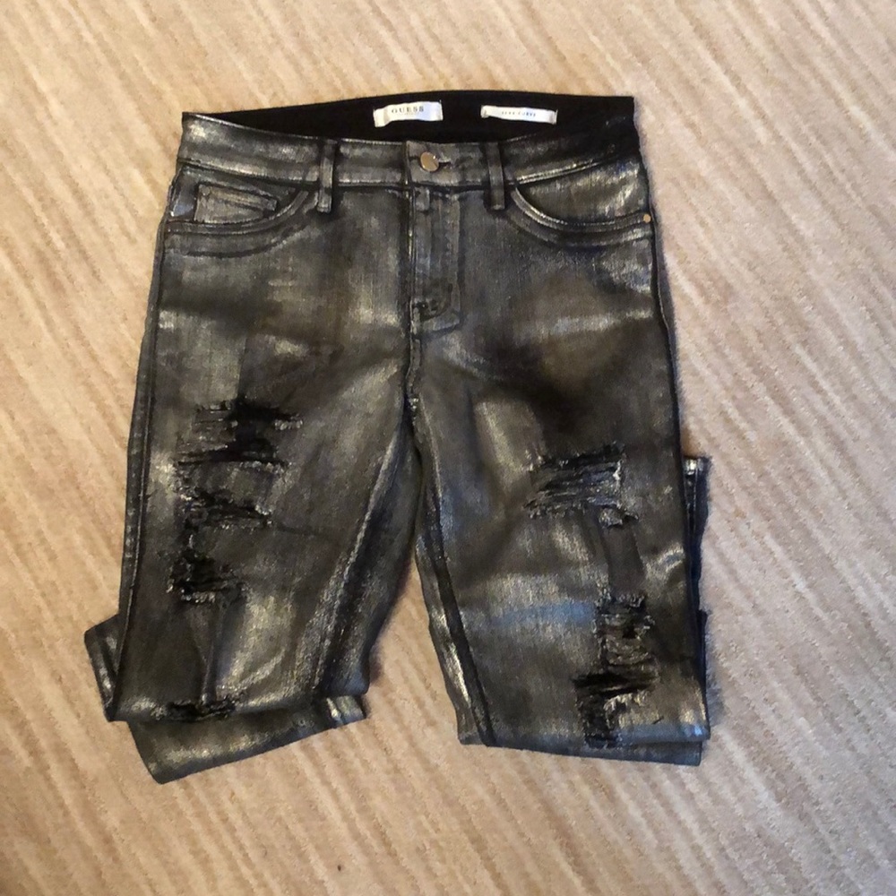 Nwot guess silver jeans